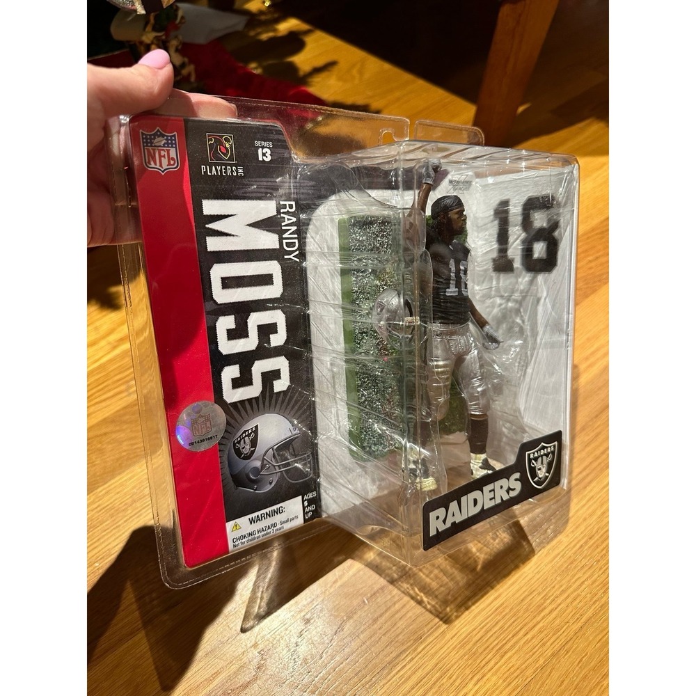 Raiders Randy Moss Action Figure NIB‎ - Picture 7 of 7
